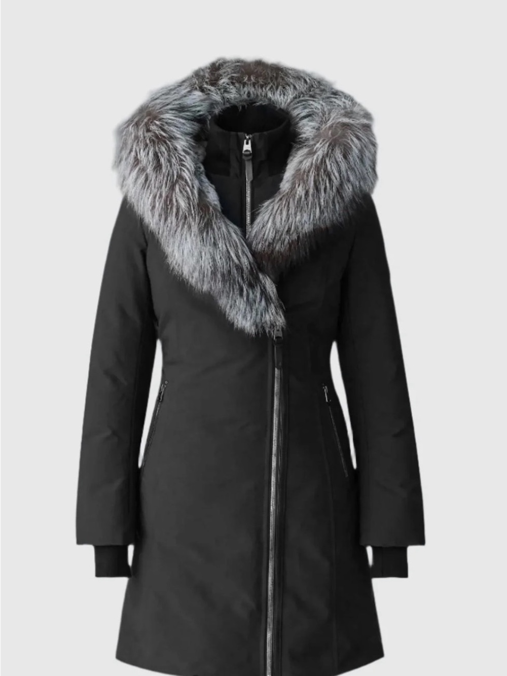 Mackage - TRISH Powder Touch down coat with silver fox fur